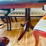 Extendable Mahogany Dining table + 6 chairs Image 4