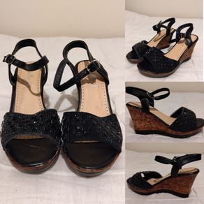 Beautiful Black Sandals Shoes