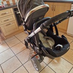 i candy peach double buggy