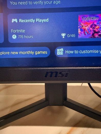 PS 5 digital and gaming monitor