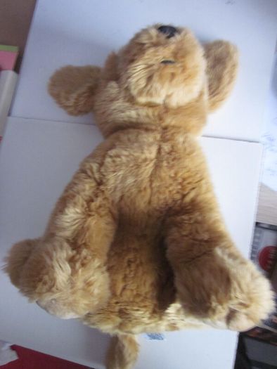 Vintage Russ Banjo Sitting Puppy Plush Toy