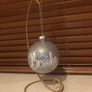 Personalised glitter Christmas baubles Image 6