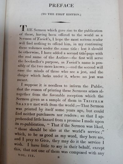 The Works of Laurence Sterne, Vol. 3 by Laurence Sterne (AB518)