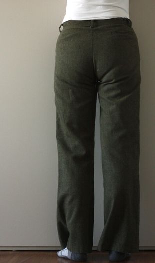 Woolen green trousers Savida