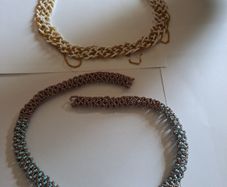 Vintage 1960s Handmade Beaded Necklaces