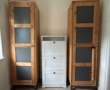 Wardrobes and 3 drawer shoe storage unit