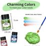 32 Colours x 5 g Pearlescent Epoxy Resin Pigment Metallic Powder for Soap Paint, Jewellery Making, Nail Polish, Epoxy Resin, Candle Making, Bath Bombs, Slime (FREE POSTAGE) Image 3