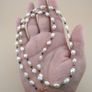 Freshwater Pearls with Tourmaline Gemstone Beads Necklace Image 5