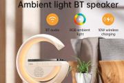 G Smart Ambient Wireless Charging Bluetooth Speaker Lamp