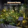 2 Pack Solar String Lights Outdoor Garden Waterproof, 15M/50FT 150 LED Solar Powered Fairy Lights, 8 Modes Copper Wire Lights for Patio Yard Party Christmas Decorations, Warm White Image 3