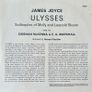 James Joyce - Ulysses (Soliloquies of Molly and Leopold Bloom). From 1959 with original insert. In absolutely mint condition. Remarkable thing. Image 2