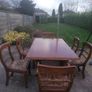 Dining room table with six chairs Image 2