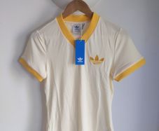 Cool Retro Adidas 70`s Vibe Ladies Top T Brand New With Tags