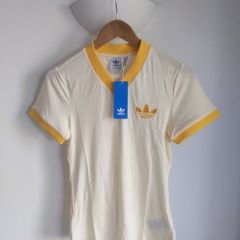 Cool Retro Adidas 70`s Vibe Ladies Top T Brand New With Tags