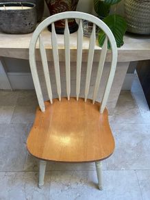 1 x Sturdy Wooden Kitchen Dining Chair - Can Deliver