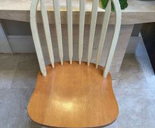 1 x Sturdy Wooden Kitchen Dining Chair - Can Deliver