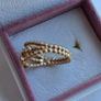 Pandora precious memory diamond ring 14ct yellow gold (g585) size (54) weight (4.58g) Image 9