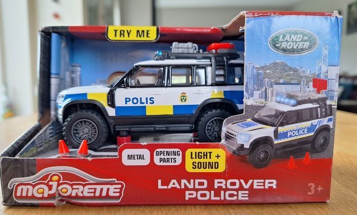 Majorette Land Rover Toy Police Cars