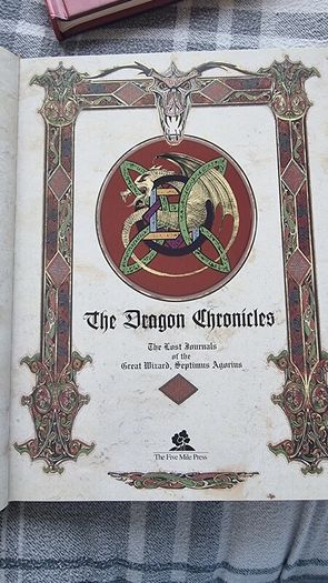 Dragonology & Dragon Chronicles Books Hardbacks
