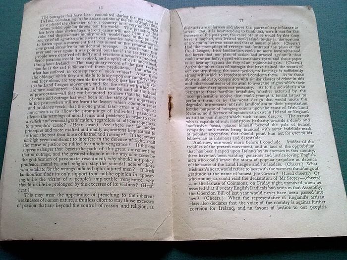 The Land League Proposal Michael Davitt  1882 Ireland Irish History Land War