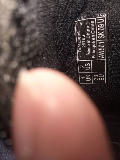 Dr Martens Silver 2976 Junior Leather Chelsea Boots , Size Eu 33, Uk 1
