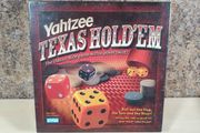 Yahtzee TEXAS HOLD EM board game for ADULTS Parker Brothers 2004