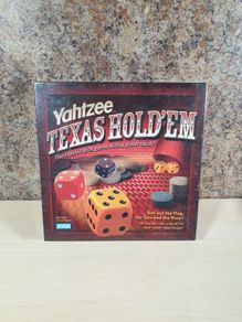 Yahtzee TEXAS HOLD EM board game for ADULTS Parker Brothers 2004