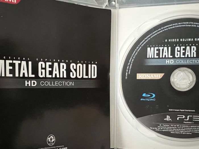 Classics HD Metal Gear Solid HD Collection PS3 with manual IN GERMAN