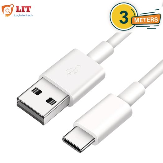 1M/2M/3M USB-C Lead For Samsung S9 S10+ S20+ Type C Charging Fast Charger Phone Cable Samsung