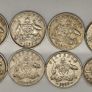 Australia Silver Mixed Dates Sixpence 6d and Threepence 3d Coin Lot x8 Image 2