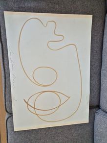 3 x Scandi minimalist paintings
