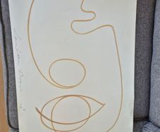 3 x Scandi minimalist paintings