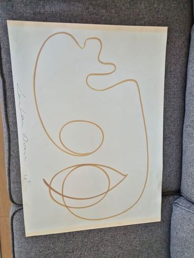 3 x Scandi minimalist paintings