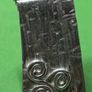 Handmade sterling silver long pendant with Celtic Triskele. 18 inch necklace Image 2