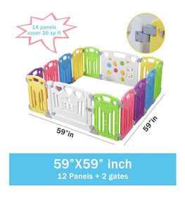 Multi Coloured Playpen