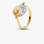 Pandora Sun &Moon Reversible Medallion Ring Sterling silver, 14k gold plating BRAND NEW Image 2