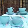 woods ware Iris, Woodsware, utility ware, vintage tea set Image 4
