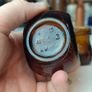 487 - Set of 2 Vintage Brown Amber Glass Screw Top Collectible Decorative Bovril Eire Bottles Image 4