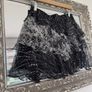 Iro Loey Ruffled Tiered Mini Skirt Black White  Size 10 Image 2