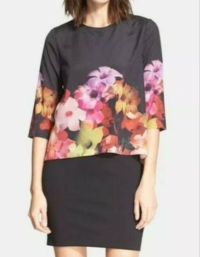 Ted Baker Floral Dress UK8
