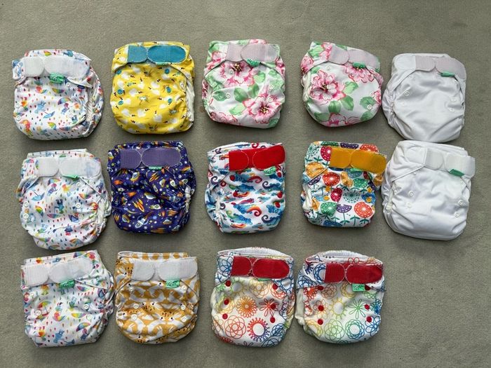 TotsBots EasyFit Star Bamboo Cloth Nappies 14 Bundle