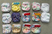 TotsBots EasyFit Star Bamboo Cloth Nappies 14 Bundle