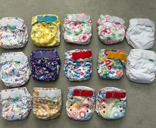 TotsBots EasyFit Star Bamboo Cloth Nappies 14 Bundle