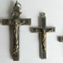 Vintage Religious Jewelry lot, holy Medal, Crucifixes Image 9