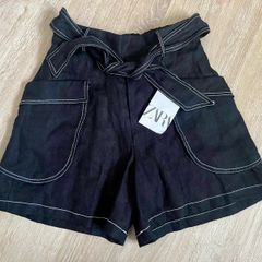 Zara linen shorts, 11-12y new with tag