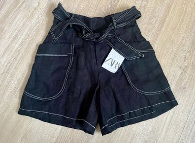 Zara linen shorts, 11-12y new with tag