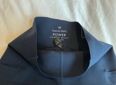 Sweaty Betty Power 7/8 Leggings - Navy - Size XS