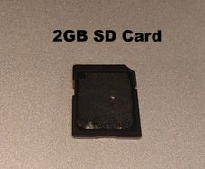 2GB memory SD card