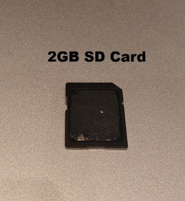 2GB memory SD card