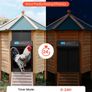 Automatic Chicken Coop Door Battery Powered Chicken Coop Door with Timer & Manual Setting Image 2